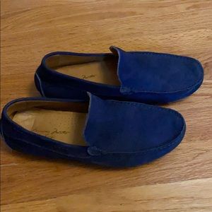 Mossimo Matteo Men’s driving loafer Blue suede 7